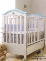 Ліжечко дитяче Geoby MC801 блакитне