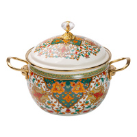 Каструля емальована 4 л у східному стилі