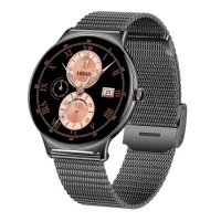 Розумний годинник Modfit Business Pro Black Mesh з AMOLED дисплеєм та функцією дзвінків