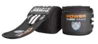 Бинти на лікоть Power System PS-3600 Elbow Wraps Grey/Black(пара)