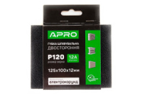 Губка шліфувальна Apro 125 x 100 x 12мм x P120 (828124)