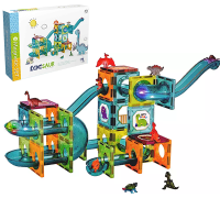 Конструктор магнітний Magnetic DIY 73 елементи з кульками Різнокольоровий