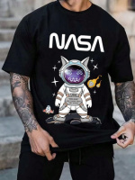 Футболка чорна  з ДТФ принтом | 57-026