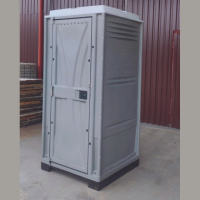 Туалетная кабинка биотуалет серый