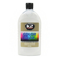 Поліроль восковий для кузова K2 Color Max білий 500мл