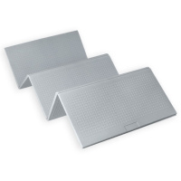 Дитячий складний термокилимок однотонний 2000х1500х10мм Сірий (299) SW-00001187