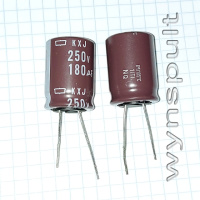 250V 180mF 1825 105°C KXJ 180µF 180uF 250V Конденсатори електролітичні