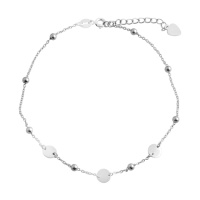 Серебряный браслет на ногу CatalogSilver с без камней, вес изделия 1,84 гр (2079361) 2326 размер