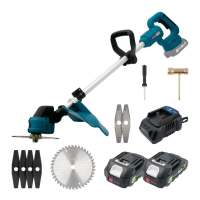 Тример акумуляторний PROFI-TEC PGT5020BL 006989 (2акум.20В 1.5Аг/зарядний)