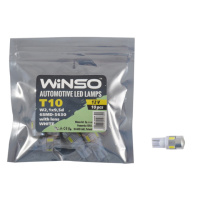 LED автолампа Winso 12V SMD T10 W2.1x9.5d, 10шт 127320