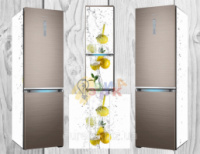 Дизайнерские наклейки на холодильник Лимон