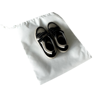 Мешок для обуви на затяжке 30*40 см (белый)