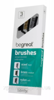 Щетка для чистки боров и фрез Begreat набор 3 шт