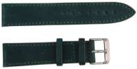 Шкіряний ремінець, браслет для годинника Mykhail Ikhtyar Ш20 мм зелений