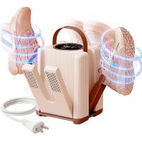 Электросушилка для обуви от сети на 3 пары / Сушилка с УФ-дезинфекцией и таймером / Сушилка обуви