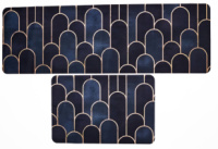 Набор кухонных ковриков 2 шт противоскользящие влагостойкие HP-42-14BL