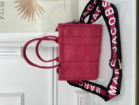 Сумка шопер Marc Jacobs Tote Bag MINI малиновий