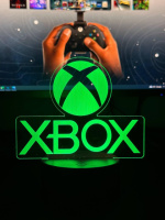 Светильник настольный RGB 3D + пульт (Xbox) Lux