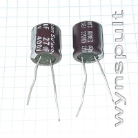 400V 27mF 1316 105°C SU`SCON 27uF 27µF 400V конденсатор електролітичний