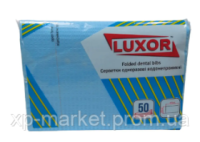 Двухслойные салфетки для пациента (33*45см) 50 шт LUXOR Небесно-Голубые (Sky Blue)