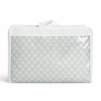 Сумка ORGANIZE из пвх для одеял и подушек S - 55x45x18 см (белый)