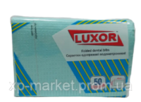 Двухслойные салфетки для пациента (33*45см) 50 шт LUXOR Зеленая Мята (Green Mint)