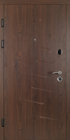 Двері вхідні квартира РУБІЖ Крапелька Каштан