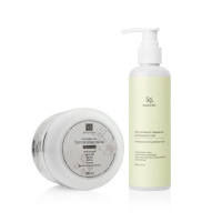 Набір для ультразвукового чищення обличчя ( Гель із трегалозою 200 ml+маска протизапальна 300 мл)