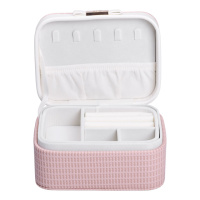 Шкатулка для украшений из эко кожи 15.5×11.5×8.5 органайзер для ювелирных изделий HP-5-37P