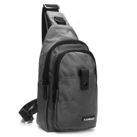 PODIUM Сумка Мужская На Плечо нейлон Lanpad 63745 gray