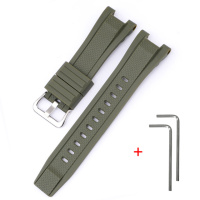Ремінець для годинника Casio G-Shock GST-W300 Army Green SI полімерний зелений (1051-0941)