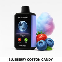 Hello Synix 30000. Черничная Сладкая Вата (Blueberry Cotton Candy)