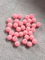 Бусины акриловые / 8 мм / цена за 20 шт/ розовый
