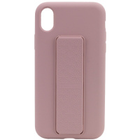 Чохол Silicone Case Hand Holder для Apple iPhone XS Max (рожевий / Pink Sand) - купити в SmartEra.ua