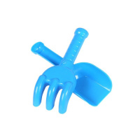 Детский игрушечный набор «Лопатка+грабельки» 2865TXK Синий