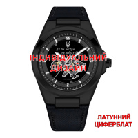 Чоловічий механічний годинник Awarder 050 All Black з автопідзаводом та індивідуальним дизайном