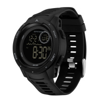 Чоловічий тактичний годинник Sanda 2125 All Black з водонепроникністю 5 ATM та підсвічуванням