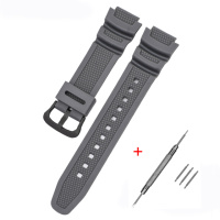 Ремінець Casio accessories для G-Shock AE-1000/1200 Gray BK полімерний сірий (1051-0881)