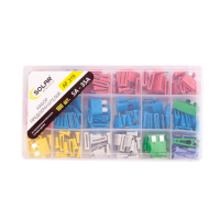 Набір запобіжників Solar «стандарт» мікс, цинковий сплав, 180шт