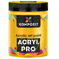 Краска художественная Acryl PRO ART Kompozit 430 мл, 116 желтый основной