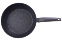 Сковорода антипригарная Kamille 280 мм Black Marble глубокая (4136)