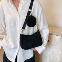 Вельветова сумка через плече з гаманцем 79620A