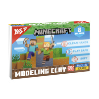 Пластилин YES Minecraft 540656 8 цветов 160 г