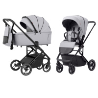 Коляска універсальна CARRELLO Alfa CRL-6507 (2in1) Feather Grey /1/