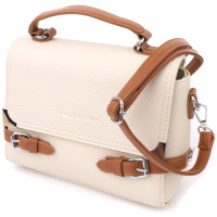 Элегантная женская сумка из экокожи Vintage sale_15146 Бежевый