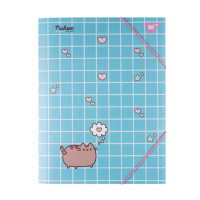 Папка на резинке A4 YES Pusheen Hearts 492215