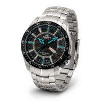 Чоловічий годинник Casio Edifice EF-130D-1A2 сталевий браслет водонепроникність 10 ATM