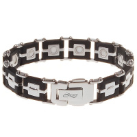 ProLife for men / Мужские силиконовые браслеты ПроЛайф, 21cm / Магнитные украшения, повышение иммунитета