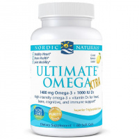 Рыбий Жир, Вкус Лимона, Nordic Naturals, Ultimate Omega, Lemon, 1000 мг, 60 Капсул