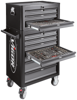 Тележка для инструментов, включая верхний ящик без ассортимента, VIGOR, V1970